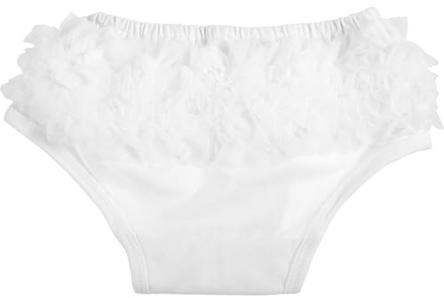 GALPADA Bloomers Bébé Fille Culotte Bébé Dentelle Solide Pettiskirt Ruffle Bloomers Coton Culotte Filles- L (2-3 Ans)