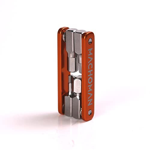 MACHOMAN Multifunktionales, zusammenklappbares Reparaturwerkzeug für Fahrräder (MFT005)