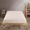 Vency Premium Jersey Spannbettlaken Topper 160X200cm Beige - Spannbetttuch 100% Baumwolle, Bettlaken 160X200 Bis 15 cm Matratzenhöhe Beige