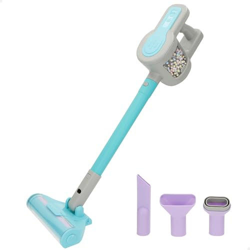ColorBaby- Aspirador Juguete sin Cable, Color Celeste (47950)