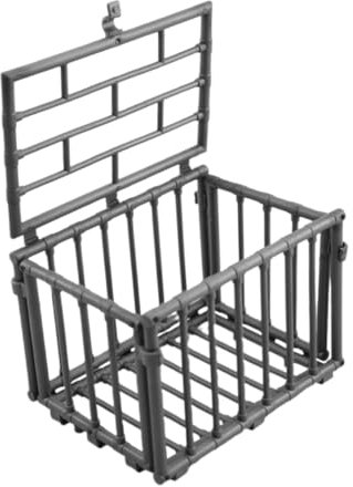 KONTONTY Cage Réaliste pour Petits Animaux De Compagnie Mini Maison Décorative Modèle De Cage Miniature Fabriqué par Auto