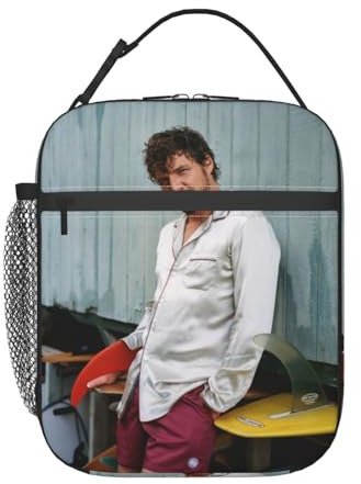EZKYZTLW Pedro Star Pascal Isolierte Lunchtasche, wiederverwendbare Lunchbox für Damen und Herren, Kühlboxen für das Mittagessen, wasserdichte Lunchtasche für Picknick, Büro, Arbeit