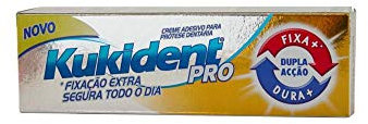 Kukident Pro Plus - Crema adesiva a doppia azione per protesi totali o parziali, 60 grammi