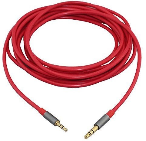 2.5mm Male to 3.5mm Male Stereo Audio Cable Aux Cable - 9.8 Feet (3 Meters)