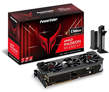 Powercolor Red Devil AMD Radeon RX 6900 XT Ultimate Gaming Graphics Card with 16GB GDDR6 Memory, Powered by AMD RDNA 2, HDMI 2.1