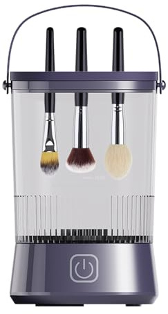 demaxiyad Electric Makeup Brushes Cleaner - Spinner Cleaner Automatic Makeup Brush Machine | Quick Cleaning Make Up Brush Washing Tool for Puff, Sponge, Makeup Egg