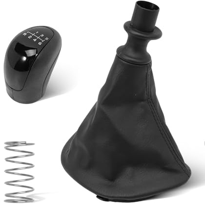 ZEALfix Polaina Palanca Cambios 6 velocidades compatible con Viano Vito W639 2003-2010 Sprinter B906 2006-2013 Polaina de palanca de cambios manual y funda de palanca de cambios 959944