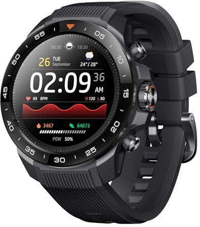 Mibro GS Explorer S GPS Outdoor Smartwatch per Avventura,TrackBack,GPS dual-band,20 Giorni di Durata Batteria,10 ATM Impermeabile Chiamate Bluetooth Orologio per Subacquea/Corsa/Bici/Montagna/Trek