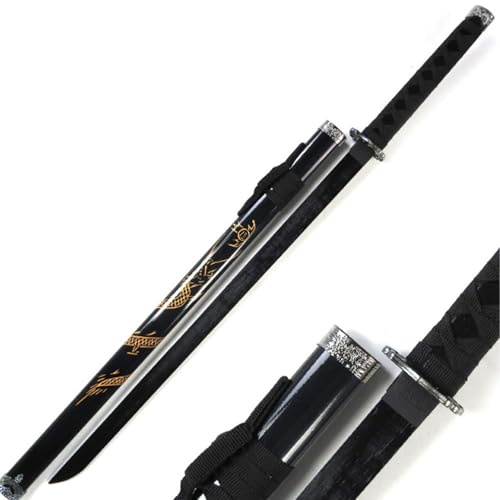Épée de samouraï en bois, Bokken d'entraînement incurvé avec fourreau, accessoire Katana pour cosplay, affichage et décoration de collection