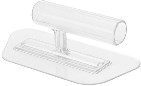 Yardenfun Espátula de Pulido Transparente Poligonal para Enlucido con Llana de Yeso, Herramienta Ligera para Acabado Artístico en Bricolaje y Proyectos de Pintura Profesional