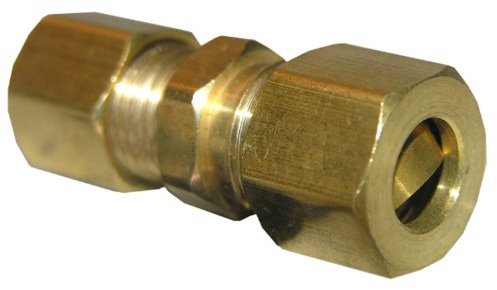 LASCO 17-6223 3/8-Inch Compression by 5/16-Inch Compression Brass Union