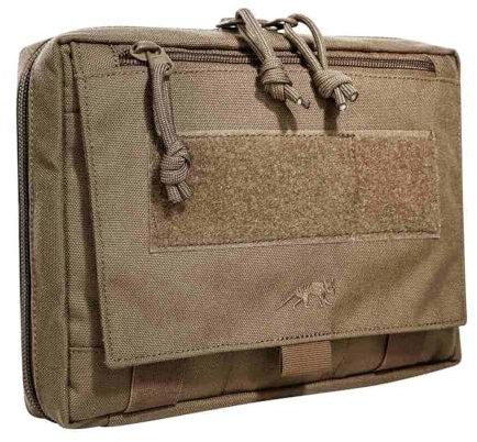 Tasmanian Tiger TT EDC Pouch Molle-kompatible Rucksack Organizer Zusatz-Tasche für Werkzeug und Medic Erste Hilfe Set mit Patch-Fläche (Coyote Brown)