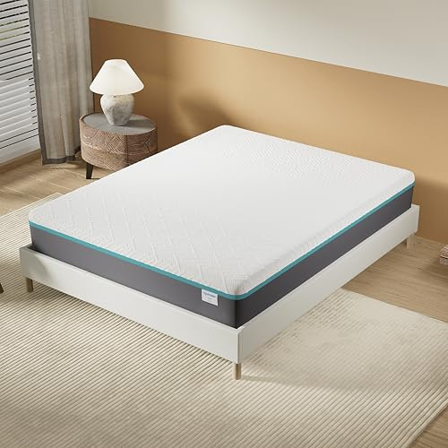 NOVEMBER- Matelas YPSILON « équilibré » 140x200cm - Technologie Hybride : Latex Naturel & Mémoire de Forme - Épaisseur 28cm - Soutien Tonique & RÉPARATEUR - Label sanitized(Anti bactérien/acarien)