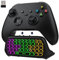 MoKo RGB Hinterlicht Tastatur für Xbox Serie X/S, Drahtlos Chatpad Mit 2,4G Empfänger & 3,5mm Audio Jack, Mini Game Controller Zubehör für One/One S/Elite/2, Schwarz