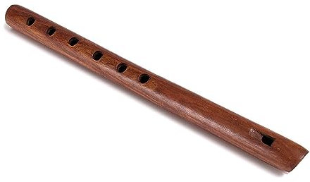 TreegoArt 33 cm Holzblasinstrument-Flöte Bansuri mit Musik-Mund und 33 cm (Holzflöte)
