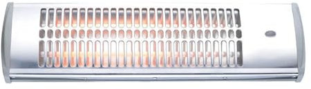 Estufa de cuarzo 1200W | Estufa eléctrica bajo consumo | Calefactor infrarrojos | Estufa infrarrojos | Estufa pared baño