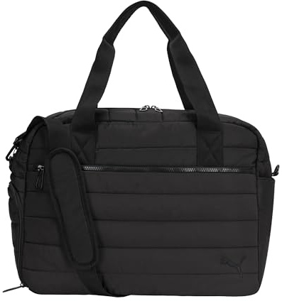 Quilted Isla Carryall, Trendy Weekender with Shoe Pocket, Removable Strap & Quilted Style