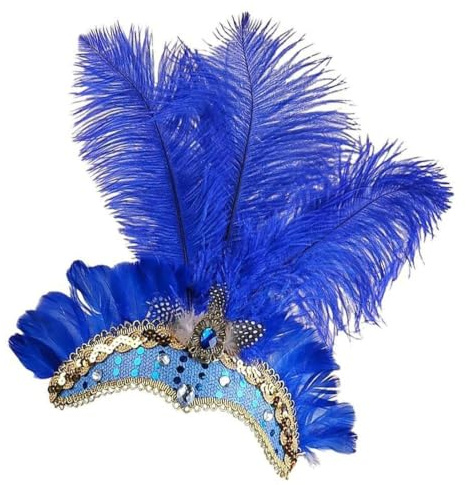 Showgirl Huvudprydnad För Flickor Huvudprydnads Tillbehör Och Accessoarer | Maskerad Huvudprydnad För Fest Festival Karneval Sammankomst Bröllop Maskerad Cocktail