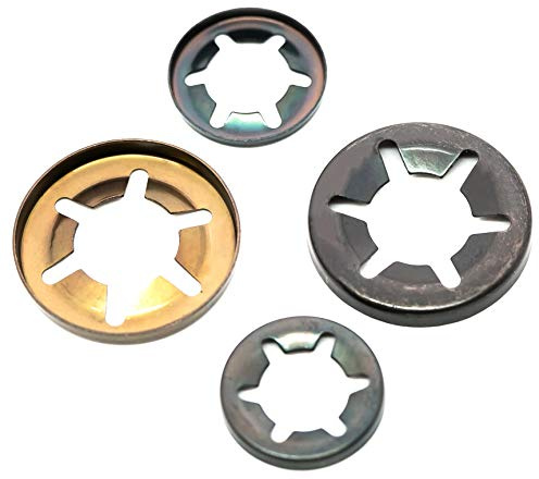 Starlock Rondelles pour clips de retenue d'arbre 2 mm – 25 mm en acier à ressort (20, 2 mm)