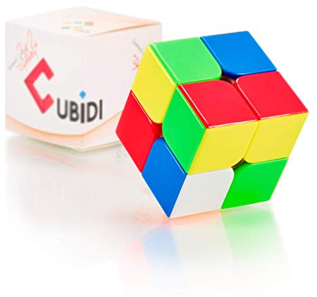 CUBIDI Cubo Magico Speedcube Con Caratteristiche Ottimizzate Per Lo Speed Cubing - per Principianti Ed Esperti Adesivo Non Incluso Cubo di Rubik 2x2 - Tipo Sydney