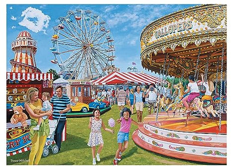 Relish - Dementia Jigsaw Puzzles for Adults, 35 Piece The Fair's in Town Puzzle - Activities & Gifts for Elderly People with Alzheimer's