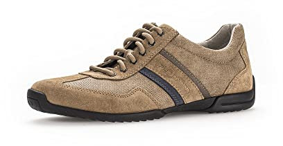 Pius Gabor Herren Sneaker Low,Halbschuhe,recyceltes Futter,zertifiziertes Leder,Wechselfußbett,Freizeitschuhe,Cord/Cord/Fjord,44.5 EU / 10 UK