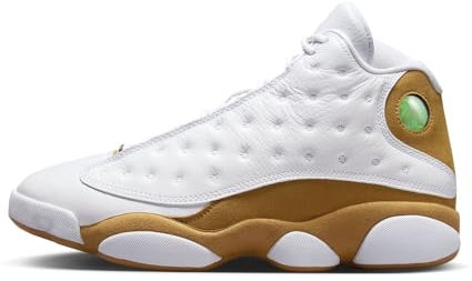 Jordan Herren-Sneaker Air 13 Retro 'Wheat' White/Wheat, 100 % authentisch, Mid-Top, Größe 45, Weiß (Weiß/Weizen), Männer, Basketball, Sport, Hochzeit, Geburtstag, Neujahr, Slip-On, Schaumstoff, 44 EU