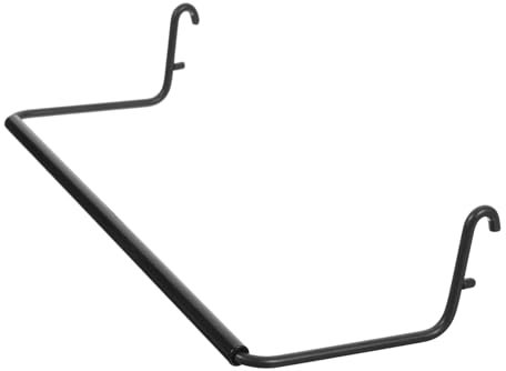 VILLFUL Pegboard Paper Towel Holder Metal Towel Hooks for Pegboard Organization Easy to Install for Kitchen Garage and Laundry Securely Holds Paper Design Black