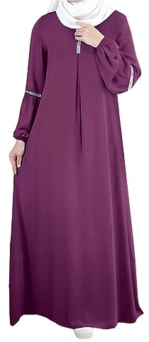 Vestido Mujer Musulmán De Oración Manga Larga Abaya Musulmana Islamic Abaya Oriente musulmán Dubai caftán De Oración Túnica para Mujer