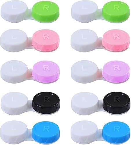 24 Contact Lens Container, Contact Lens Care Box, Portable Glasses Box.