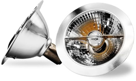 QLEE Bombilla LED 3W AC/DC 12V BA15D Doble Contacto Base Bayoneta Reflector 4000K Blanco Neutro Luz de Riel Proyector Para Hogar Doméstico Iluminación Comercial Foco Paquete de 2