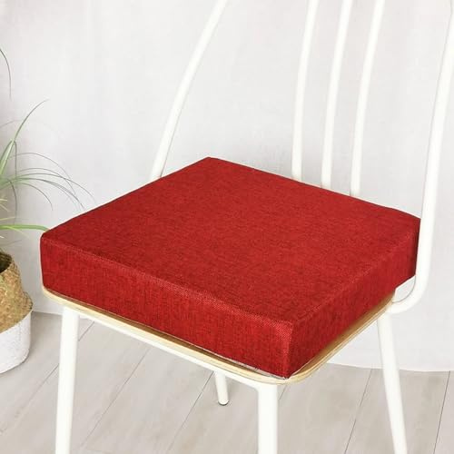 BEITUOPI Memory Foam Seat Cushion for Armchair Non-Slip Booster Cushion Comfort Chair Seat Pad for Indoors Outdoors Car Office Sofa Garden (50x50x5cm)(#14,30x10cm/12x3.9in)