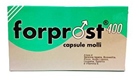 integratore alimentare forprost per la funzionalità prostatica 400 15 capsule molli