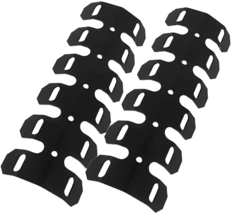 Protector Tubo Escape Moto 2 Piezas Hierro Negro para Motocicleta