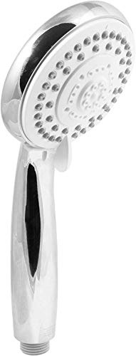 Cornat Handbrause Carballo - 100 mm Kopfdurchmesser - verchromt- 5 Strahlarten: Normal-, Soft und Massagestrahl - Anti-Kalk und Wasserspareinsatz / ECO-Brausekopf für Dusche und Badewanne / SA330794