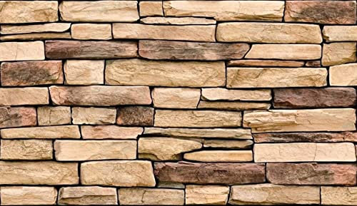 PVC Kunststoff Wandpaneele 3D Dekorative Fliesen Verkleidung (Naturschiefer)