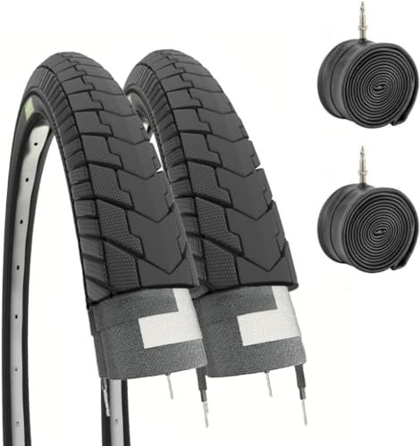 2 COPERTONI 24 X 1.75 (47-507) + CAMERE PNEUMATICI PER SEDIA A ROTELLE COPERTURE CARROZZINA