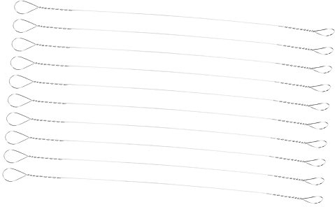 SHOWERORO 10pezzi Fil Acciaio Inossidabile Per Affettare Formaggio Filo Liscio e Per Affettatrice Per Formaggio e Ricambio Per Cucina