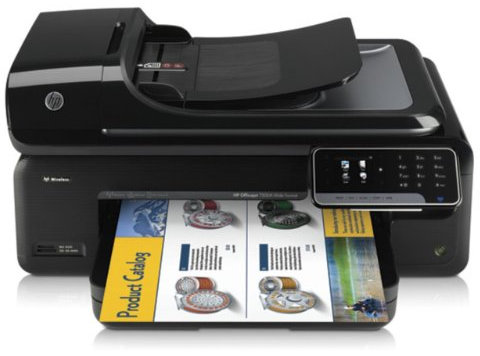 HP Officejet 7500A e-Tintenstrahl Multifunktion Großformatdrucker (A3, Drucker, Scanner, Kopierer, Fax, WLAN, Ethernet, USB 2.0, 4.800x1.200 dpi)