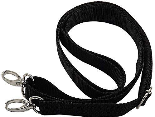 Universal Transportgurt/Hebegurt/Tragegurt für Diverse Taschen mit 2 Karabinerhaken in Schwarz in verschiedenen Designs (Modell 2)