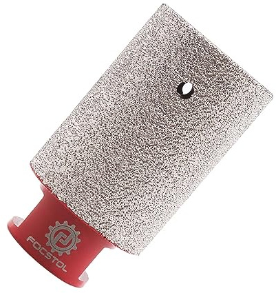 FOCSTOL Fresa Diamantate 35mm - Punte per Trapano Diamantate per Allargare Modellare Smerigliare e Smussare fori Esistenti in Piastrella Porcellana Ceramica Granito Marmo M14 Filettatura