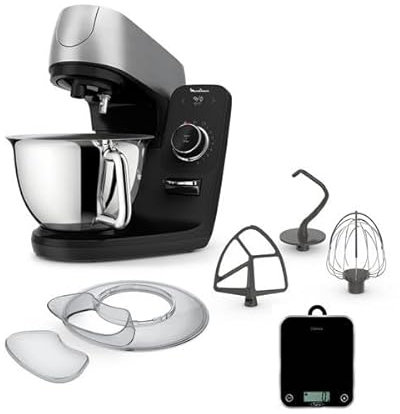 Robot pâtissier Moulinex Coach YY5172FG 1200 W Noir et Silver
