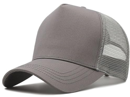 YAMEE Gorra Béisbol Hombre con Cabeza Grande Corona Alta XXL,Gorras de Hombre Béisbol Verano de Malla Transpirable,Gorra de béisbol Mujer Ligeras Ajustable,Gorra béisbol Unisex Anti-UV,Gorra Trucker