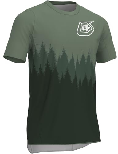 MTB Shirt Herren,Fahrrad Shirt,radshirt Herren Kurzarm,MTB Tshirt,Geeignet Zum Laufen/Radfahren/Wandern Und Anderen Sportarten (Style-02,M)