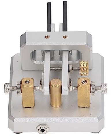 Brrnoo Chiave in Codice Morse, Trasmettitore Keyer in Codice Morse a Onde Corte CW Keyer a Paletta Trainer per Codice Morse Macchina per Telegrafo Chiave Pratica CW Automatico per