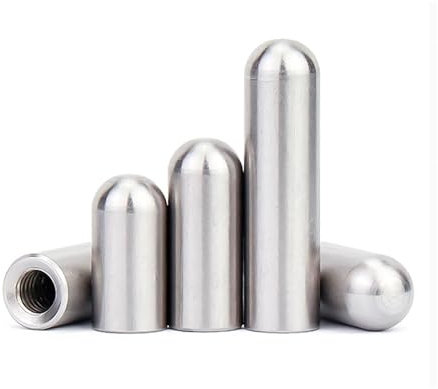 Rosca Interna de Acero Inoxidable, Pasador cilíndrico de Cabeza Redonda, Pasador Hueco, Pasador de Orificio de Diente Interno, Pasador de posicionamiento M3 M4 M5 M6(12X55XM6)