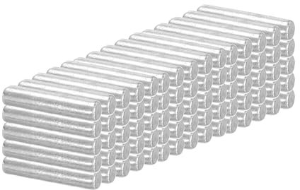 PATIKIL 304 Perni Bloccaggio Acciaio Inossidabile 2.5x10mm (3/32 Dia), 100Pz Perni Bloccaggio Metallo Indurito Sostituzione Perni per Letti a Castello per Assemblaggio Mobili Fai-Da-Te