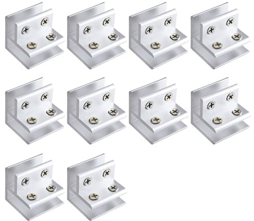 Confezione da 10 morsetti di fissaggio a 90 gradi per piastrelle per connessione stabile in ambienti interni ed esterni