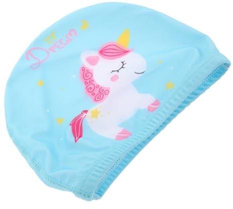 YARNOW Cuffia da Nuoto per Stampa Cartone Animato Cappello Piscina Elastico e Leggero Protezione Capelli per Ragazzi e Ragazze Adatta per Nuoto e Bagno
