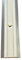 Carpet and Vinyl Metal Floor Edging - Vinyl Cover Strip Silver 900mm